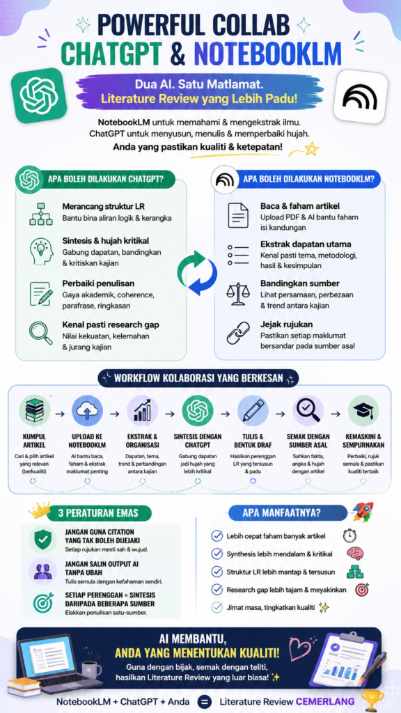 Powerful collaboration between ChatGPT and NotebookLM for Literature Review writing