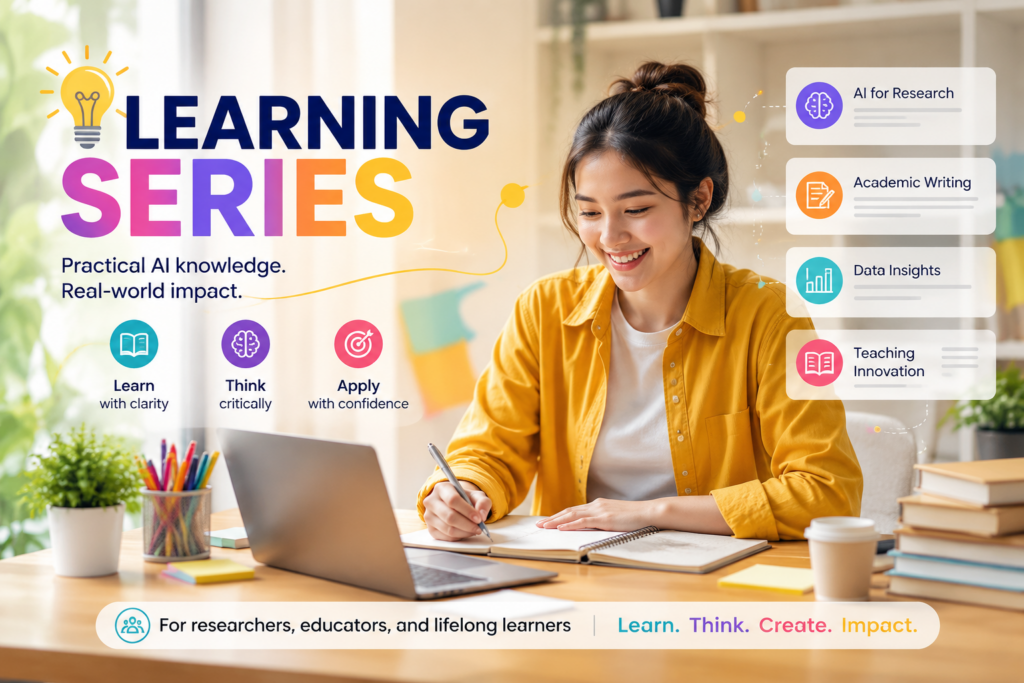 Prompt Academy Learning Series for researchers, educators and lifelong learners