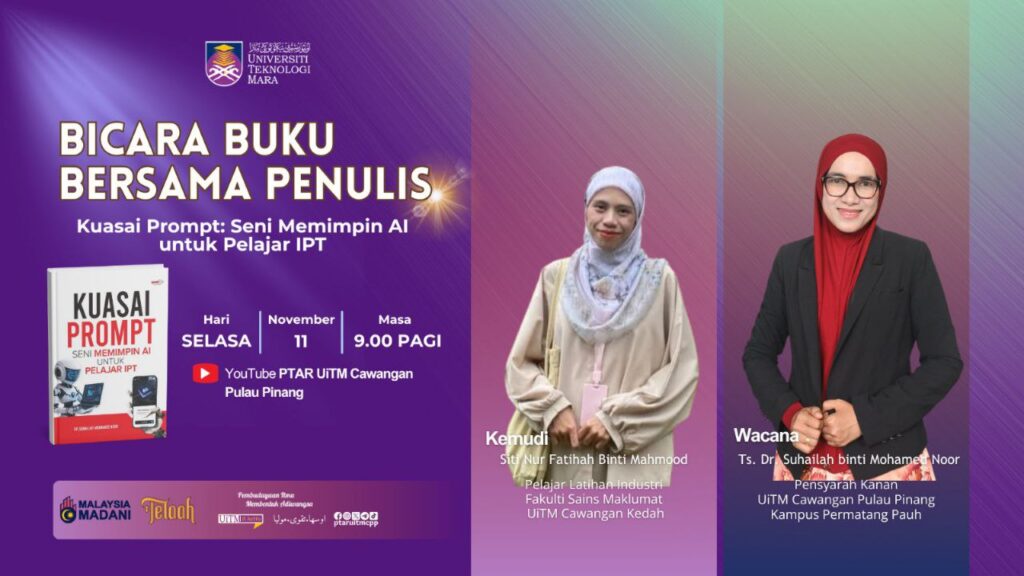 Bicara Buku Bersama Penulis during Karnival PTAR 2025