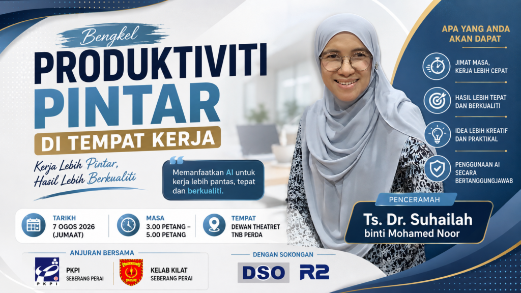 Bengkel Produktiviti Pintar di Tempat Kerja